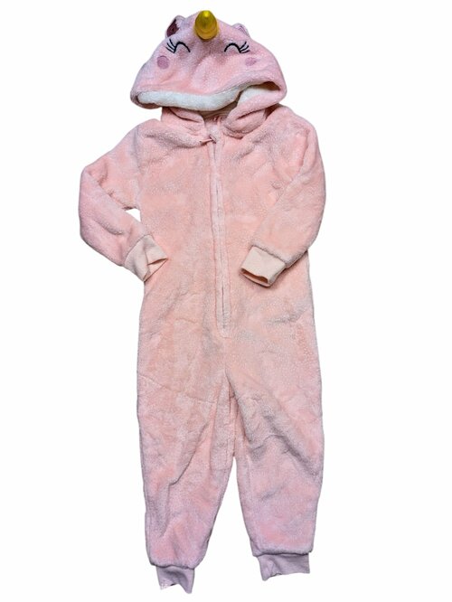 růžový overal jednorožec pro holky secondhand
