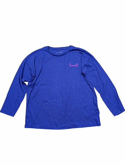 Tmavě modré triko s nápisem pro holky secondhand Next