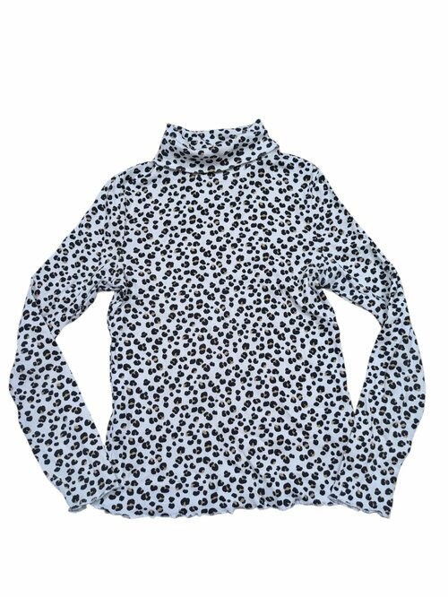 Bílé vzorované triko pro holky secondhand M&S