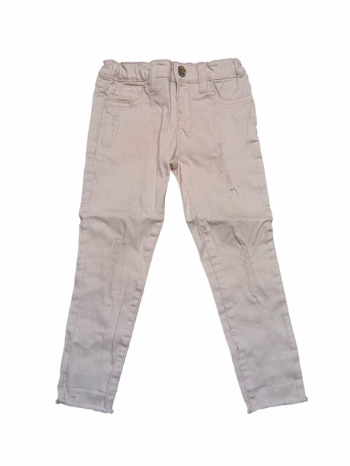 Světle růžové džíny pro holky secondhand Denim