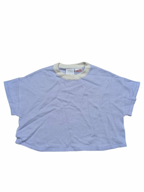 Fialové triko pro holky secondhand Zara