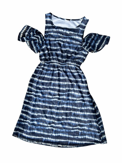 modré šaty pro holky secondhand YFK 