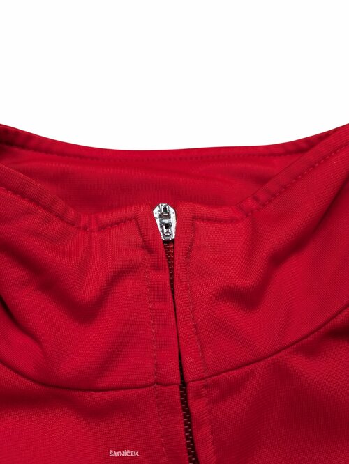 červená sportovní mikina pro kluky secondhand