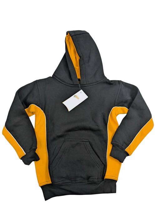 Černo oranžová zateplená mikina pro kluky Outlet