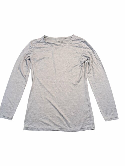Šedé elastické termo triko s dlouhým rukávem pro holky secondhand Heattech