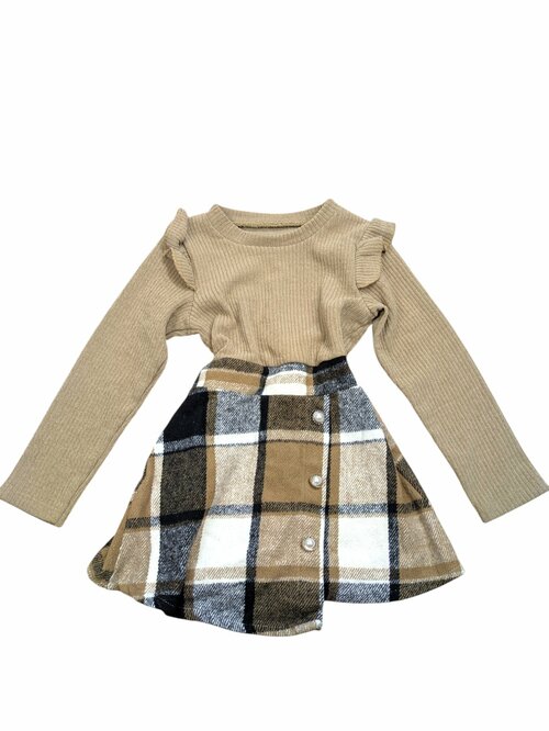 Hnědé šaty pro holky secondhand