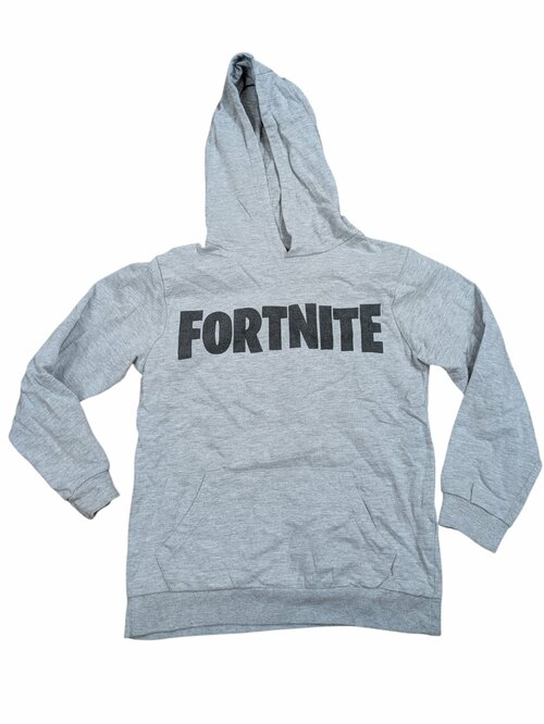 Světle šedá mikina pro kluky Fortnite secondhand