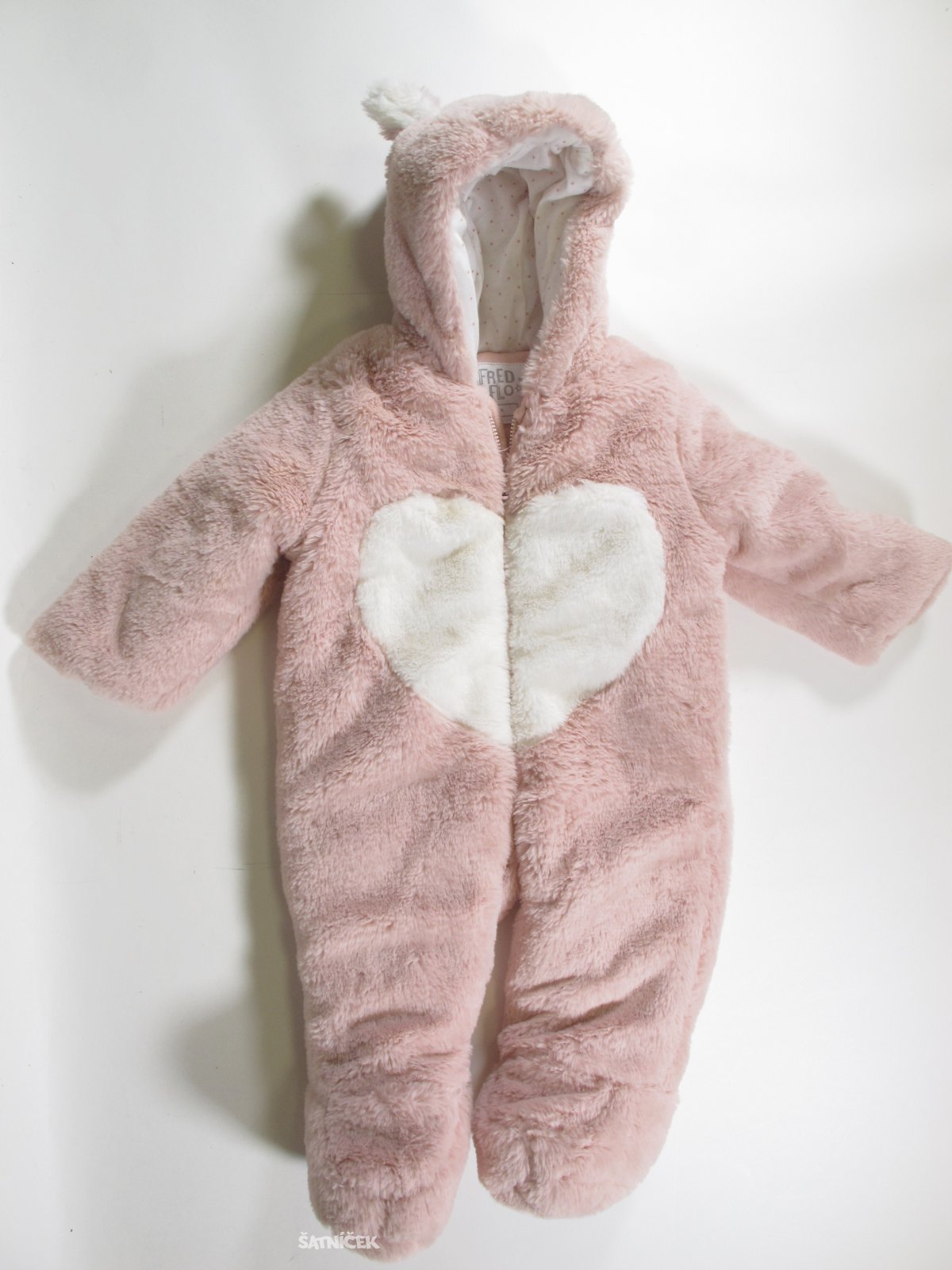 Zimní kombinéza chlupatá pro holky secondhand
