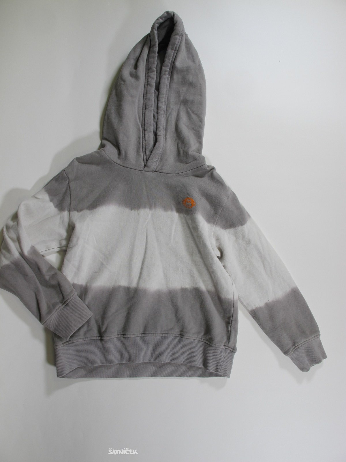 Mikina pro kluky šedo bílá secondhand