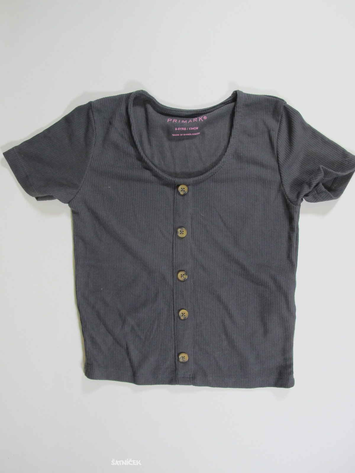 Šedé triko pro holky ,crop  secondhand