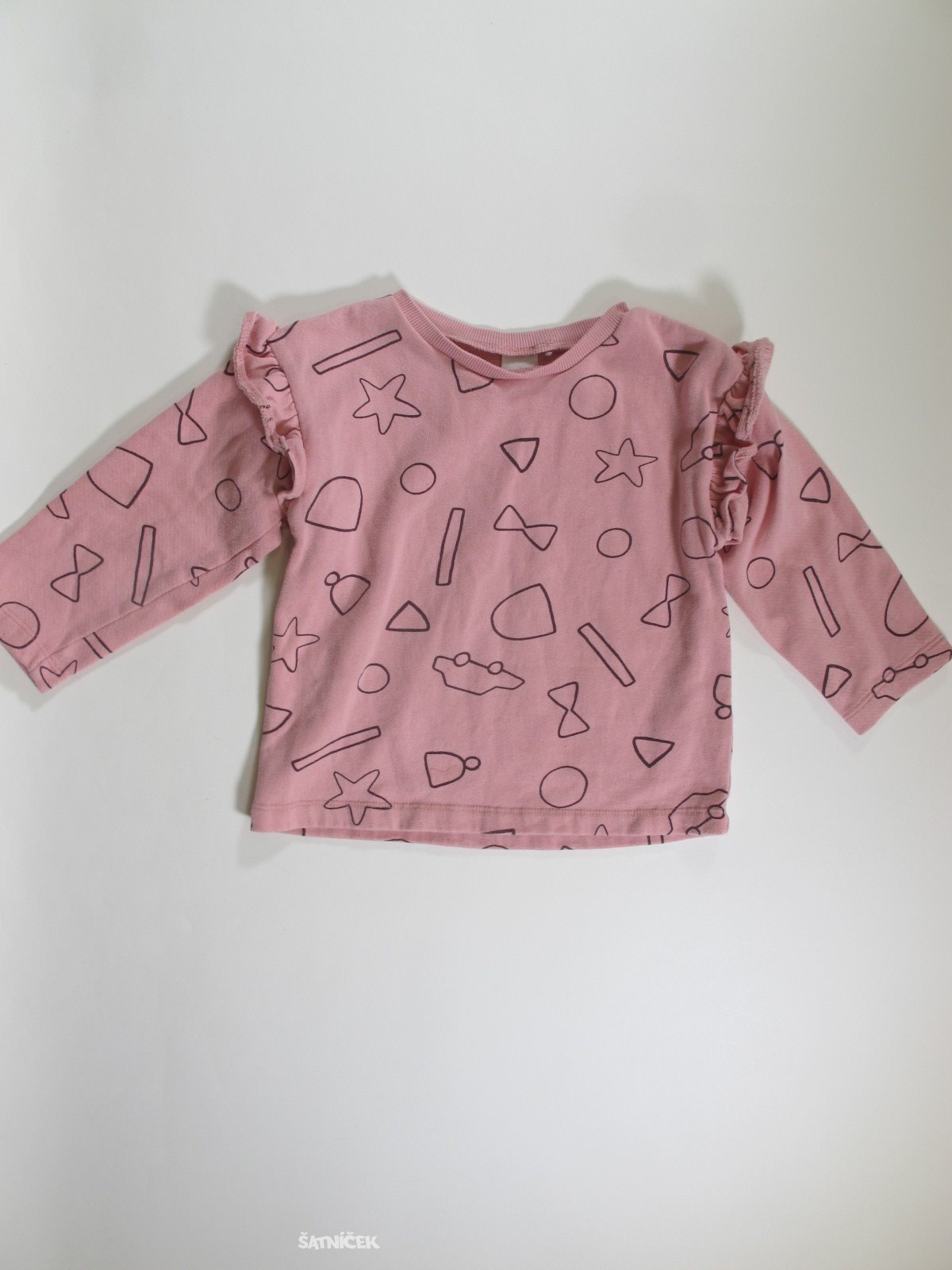 Růžová mikina pro holky secondhand