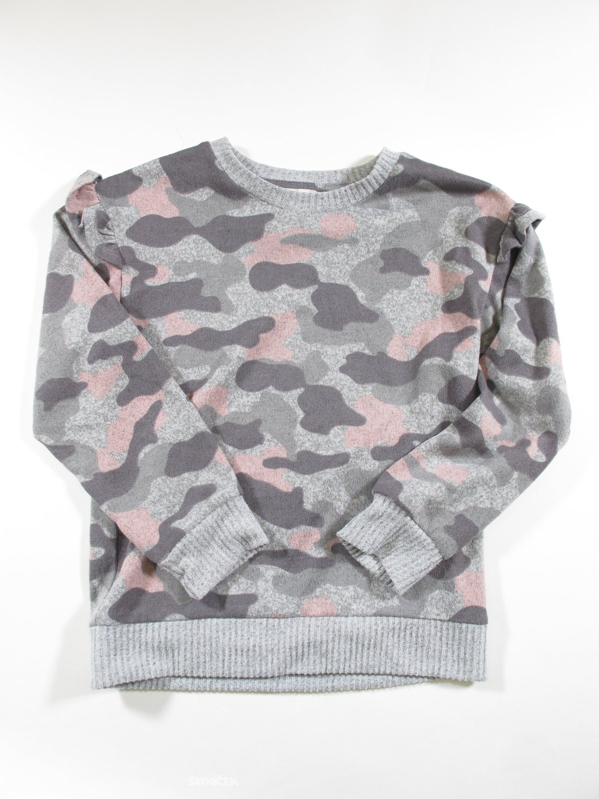 Maskovaný svetr  pro holky slabší second hand 