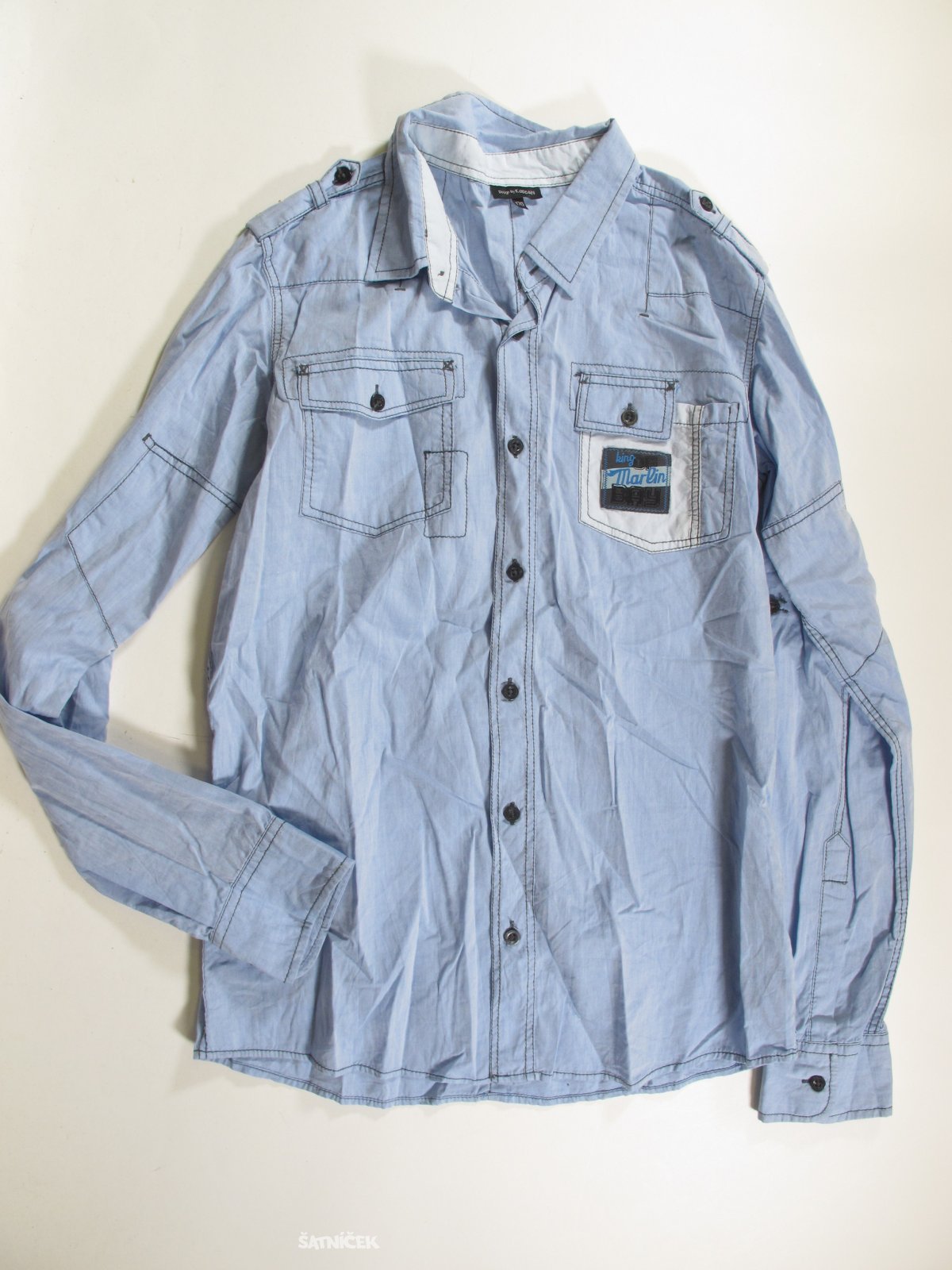 Košile pro kluky modrá secondhand