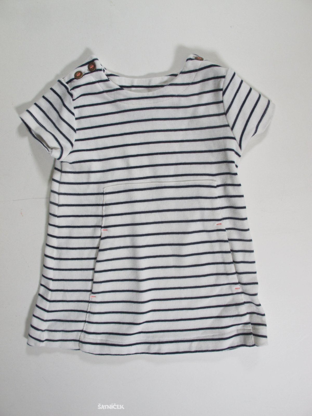 Šaty s pruhem pro holky secondhand