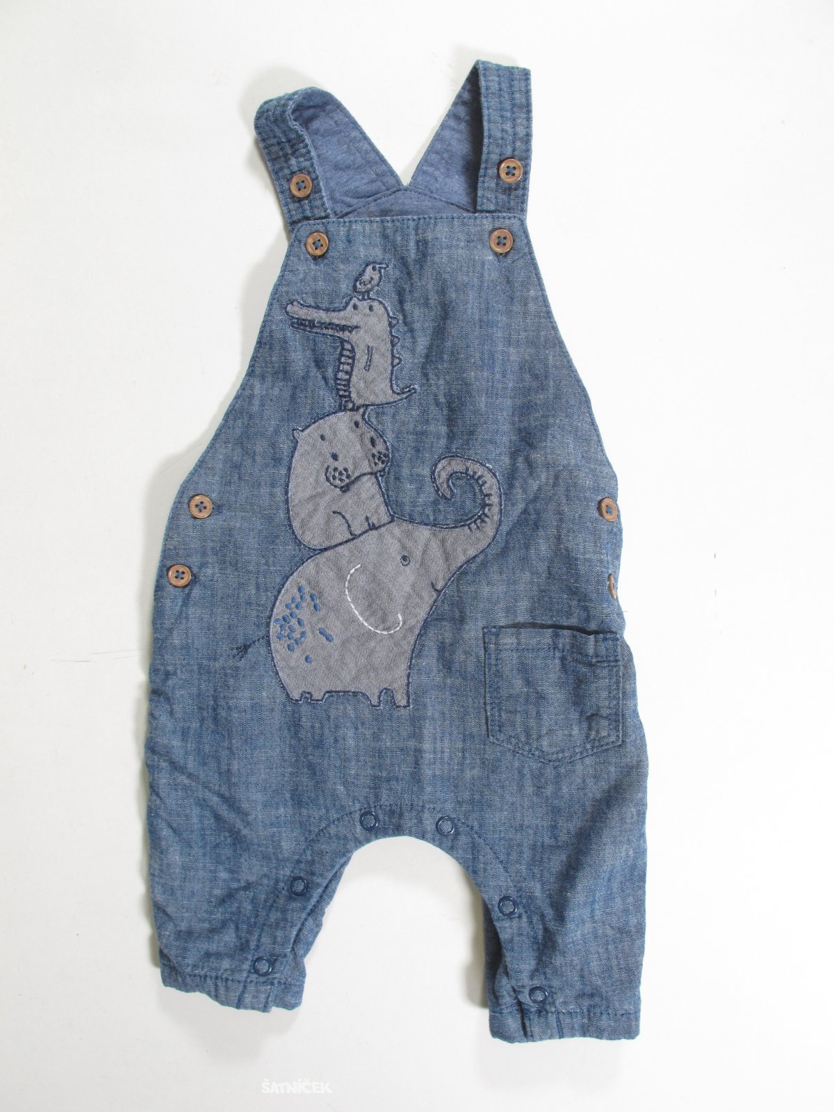 Kalhoty modré pro kluky secondhand