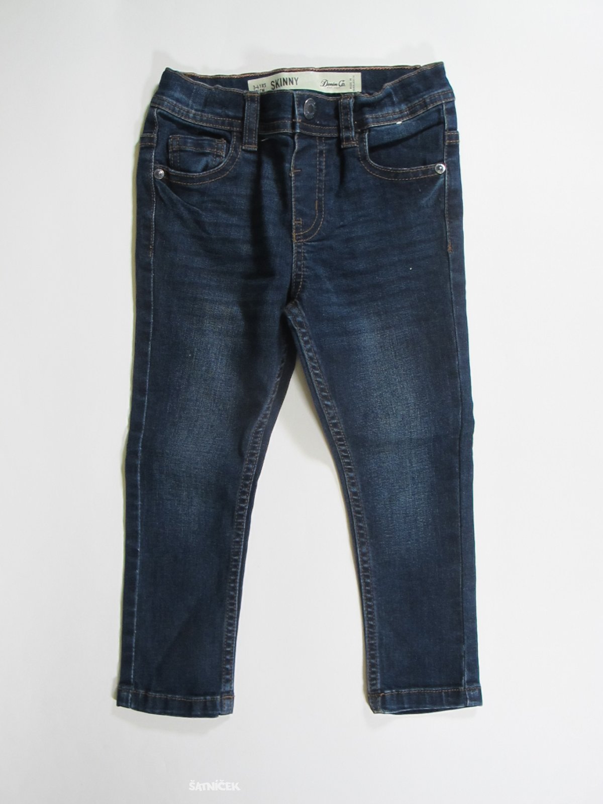 Džínové kalhoty pro kluky modré secondhand