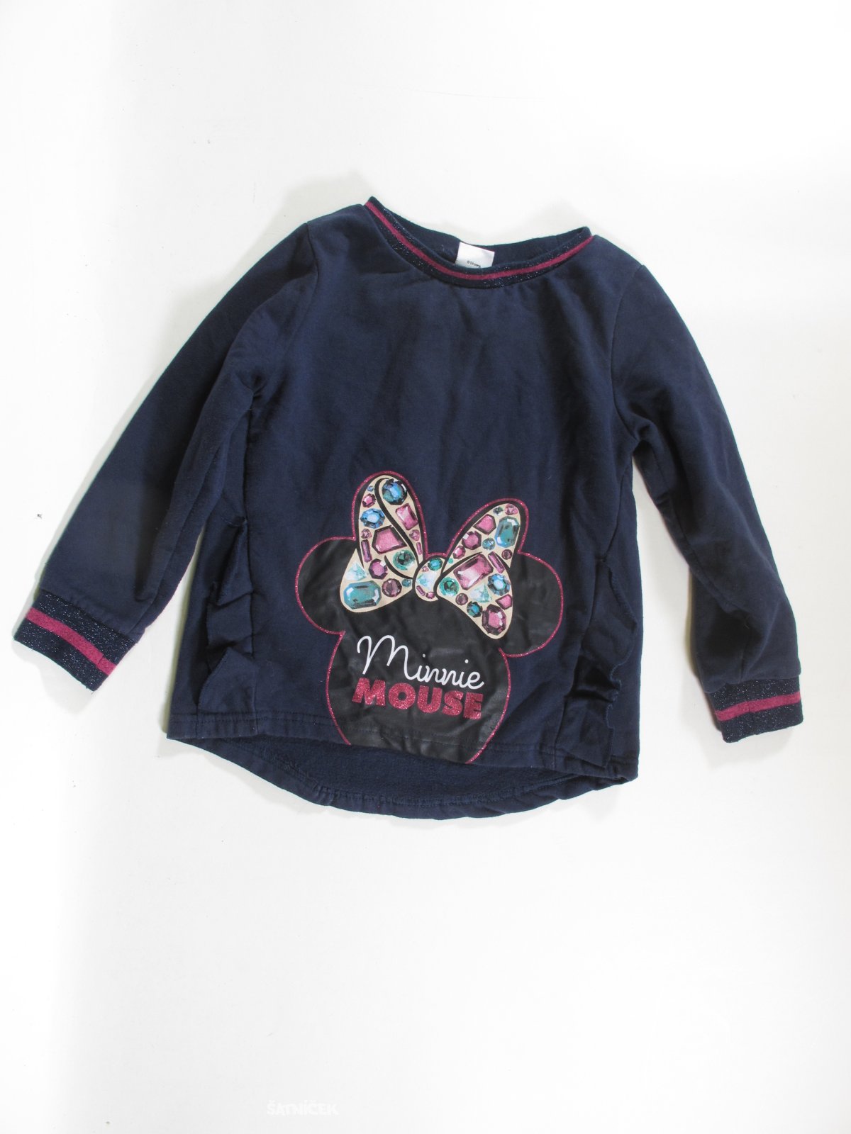 Mikina  pro holky modro růžová  secondhand