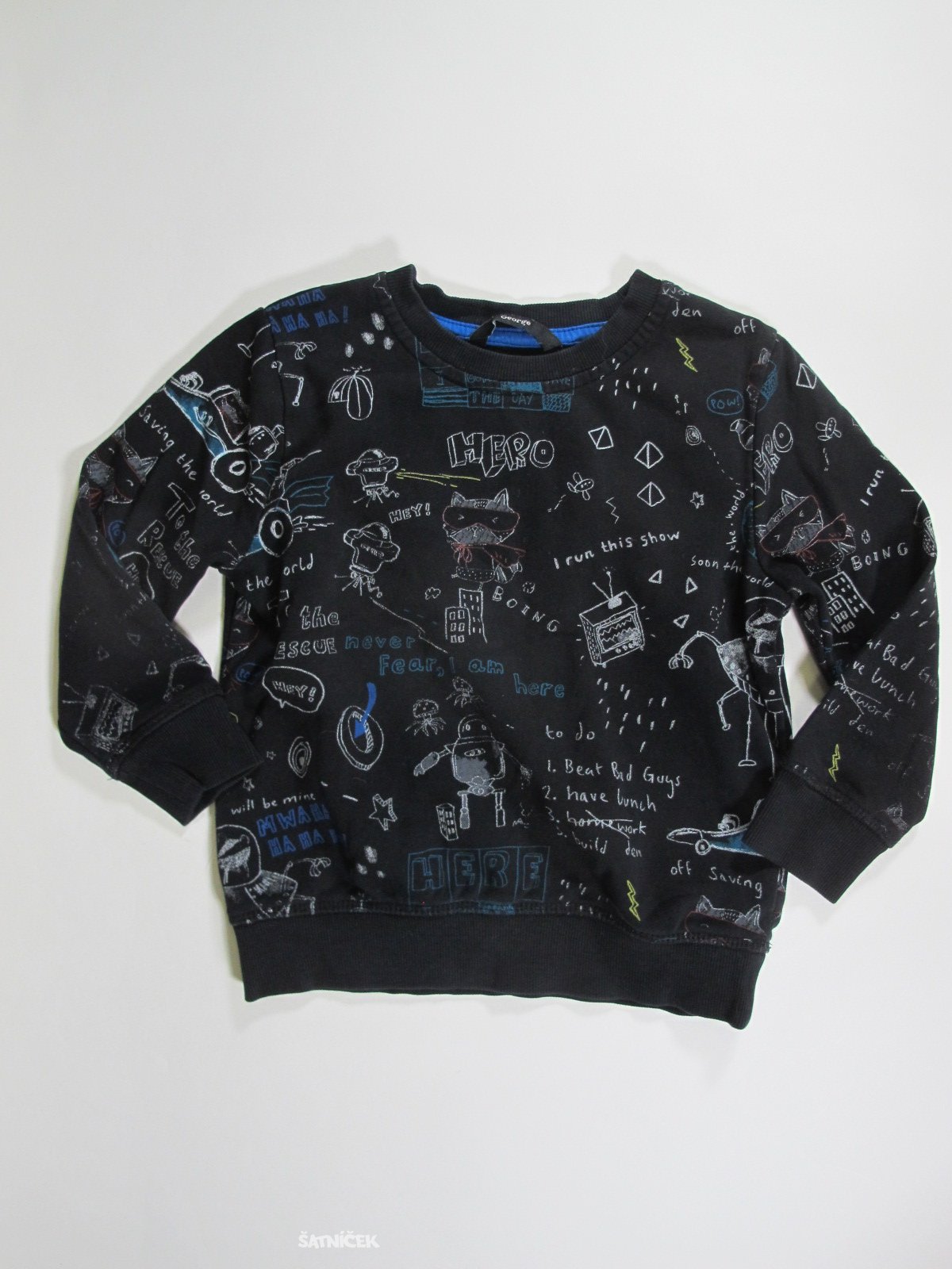 Obrázková mikina pro kluky secondhand