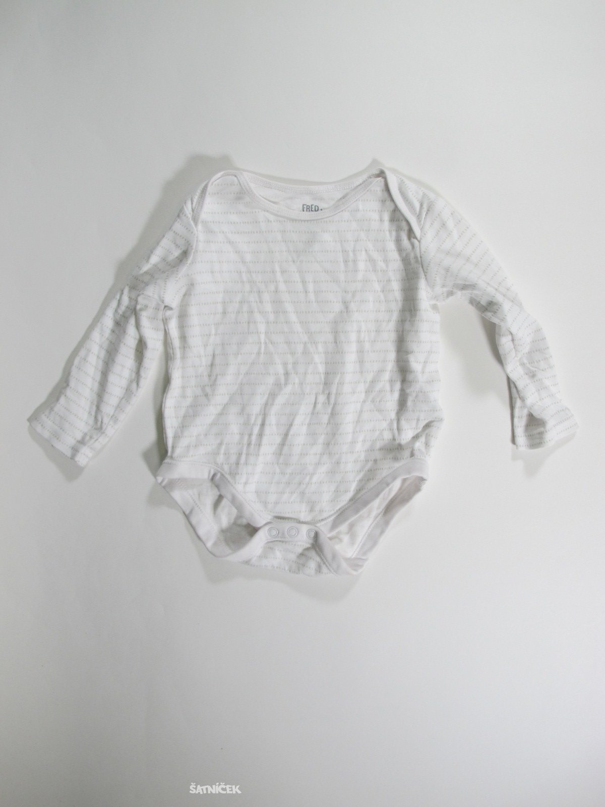 Body dl rukáv pro kluky bílé  secondhand