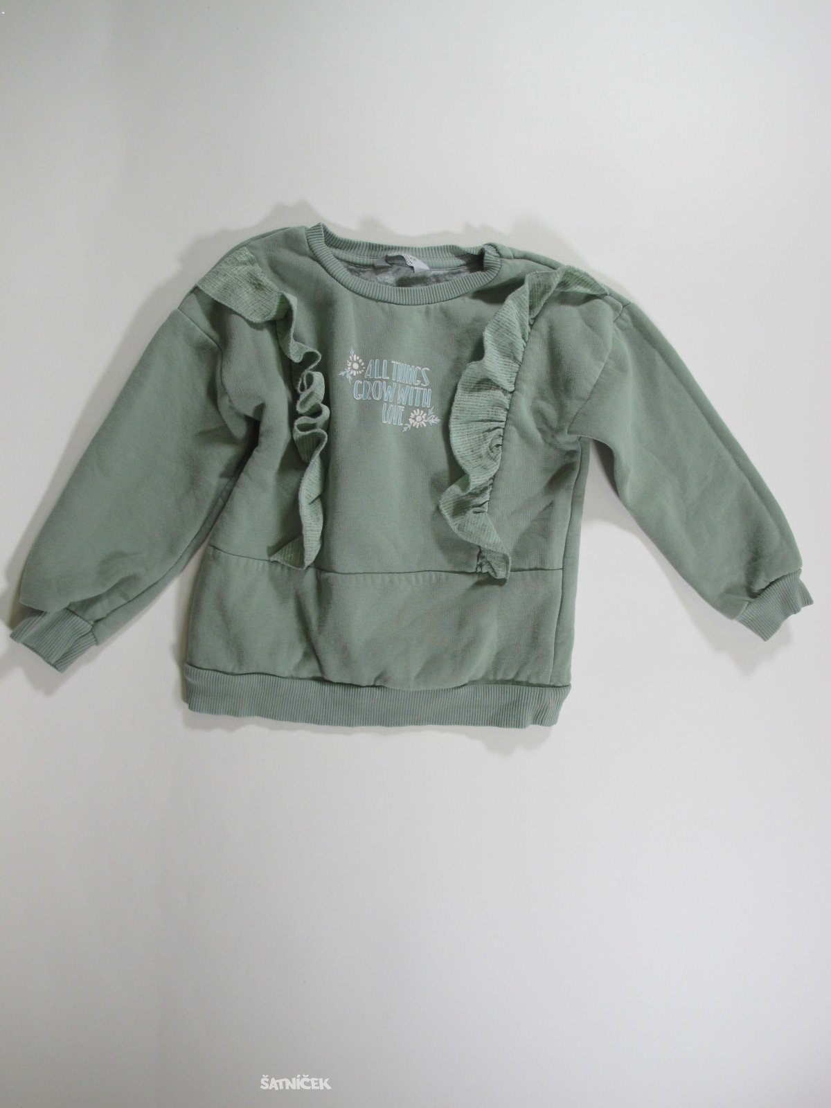 Mikina zelená pro holky secondhand