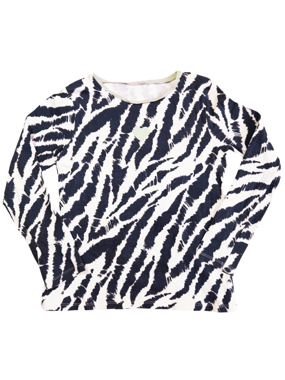 Vzorované triko s dlouhým rukávem pro holky outlet