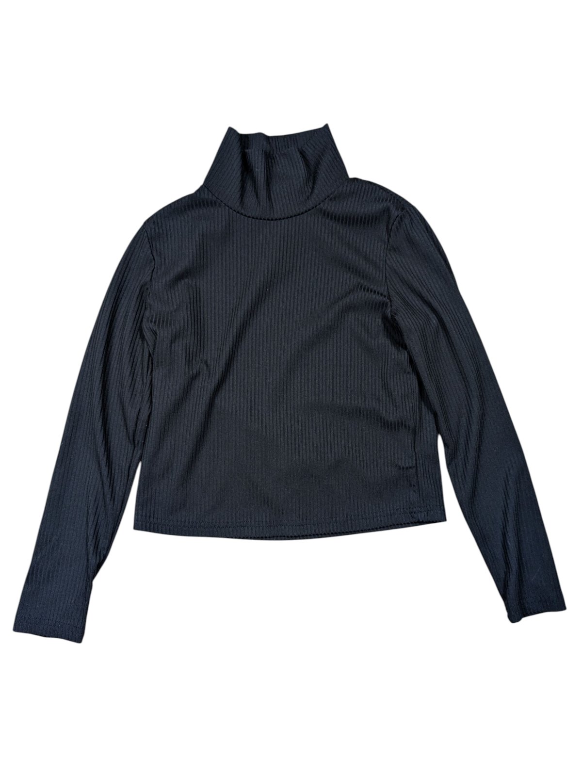 Černý žebrovaný rolák pro holky secondhand