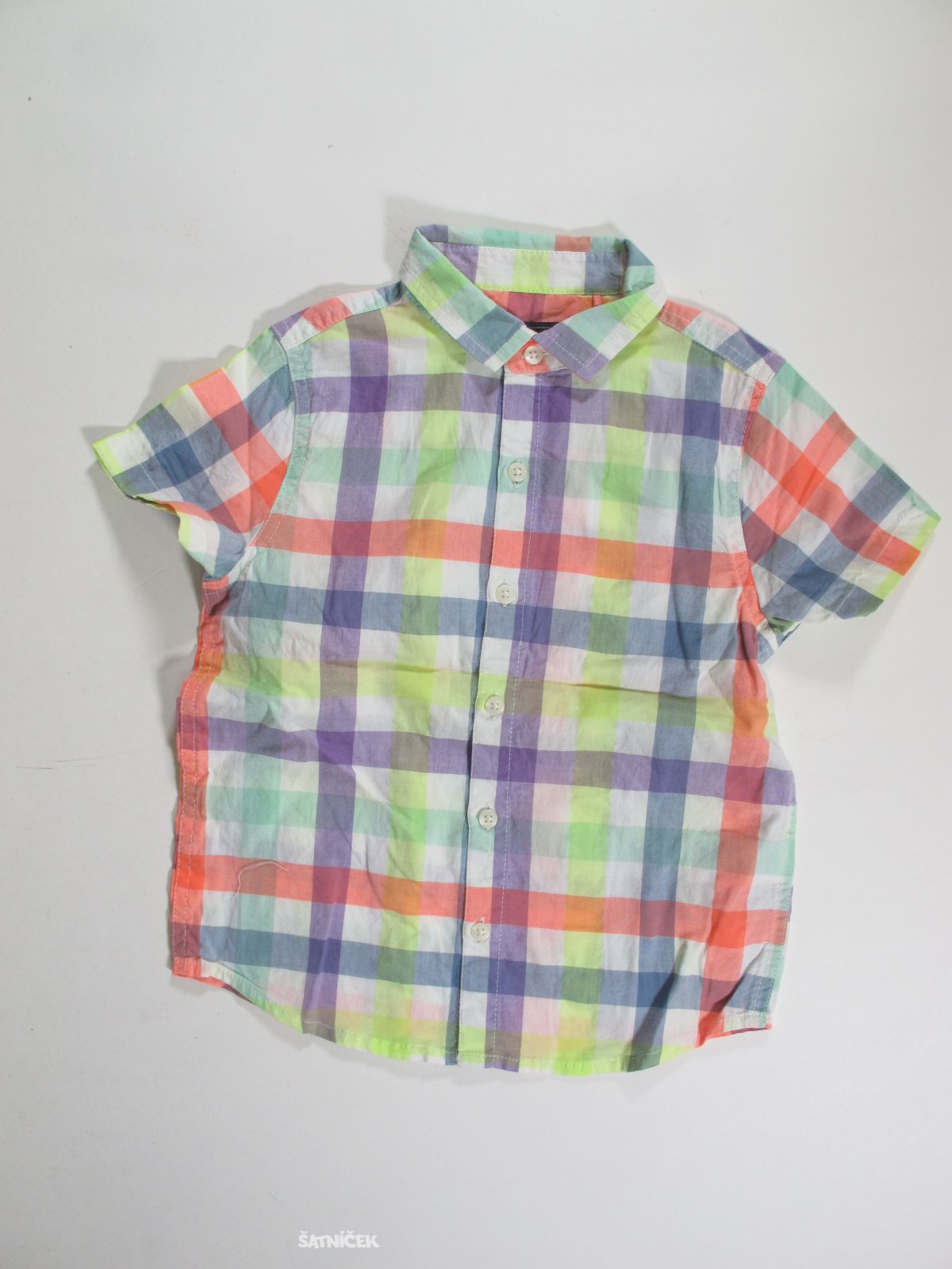 Kostkovaná košile pro kluky  secondhnad