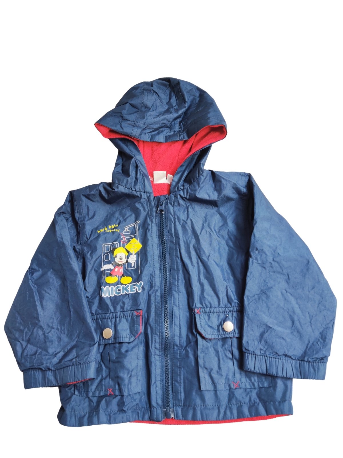 Jarní tmavá bunda Mickey pro kluky secondhand Disney