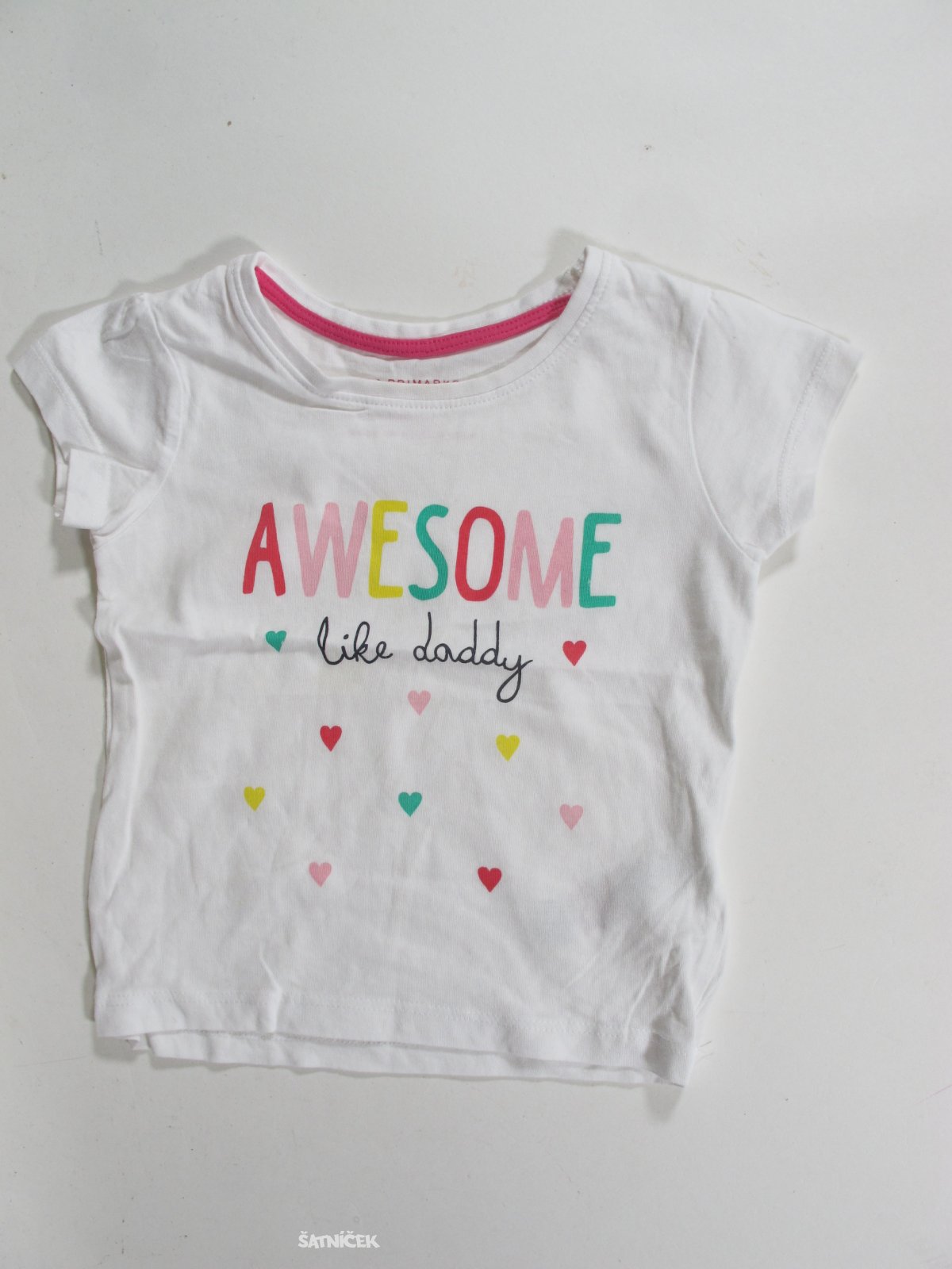 Triko pro holky s nápisem  secondhand