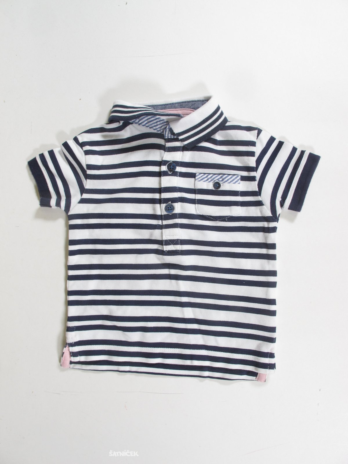 Triko pro kluky bílo modré  secondhand