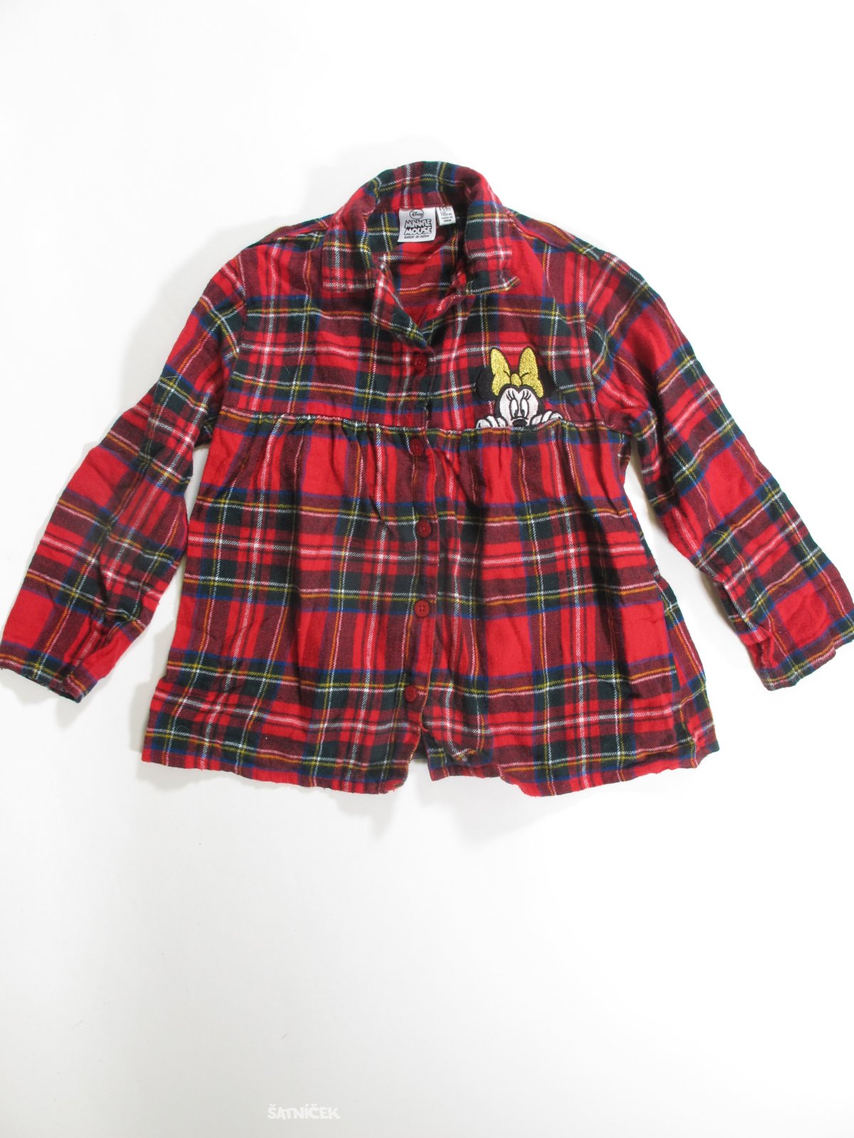 Vršek od pyžama kostkovaný secondhand