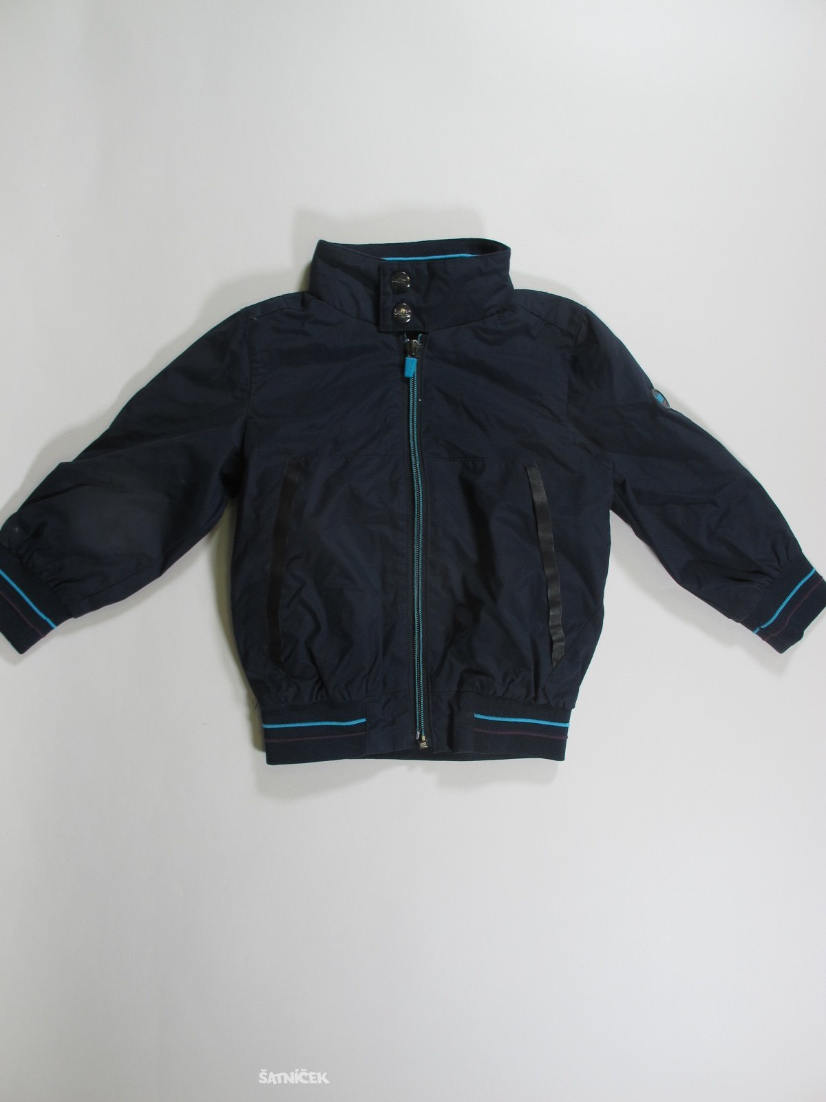 Modrá bunda pro kluky  šustáková secondhand