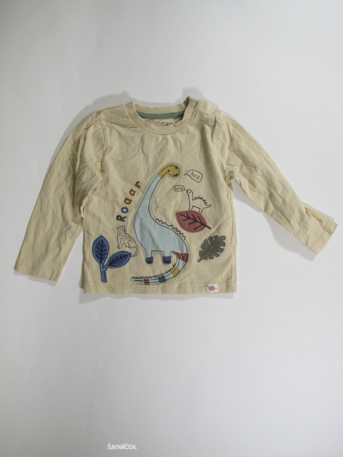 Triko dl.rukáv pro kluky  světlé secondhand