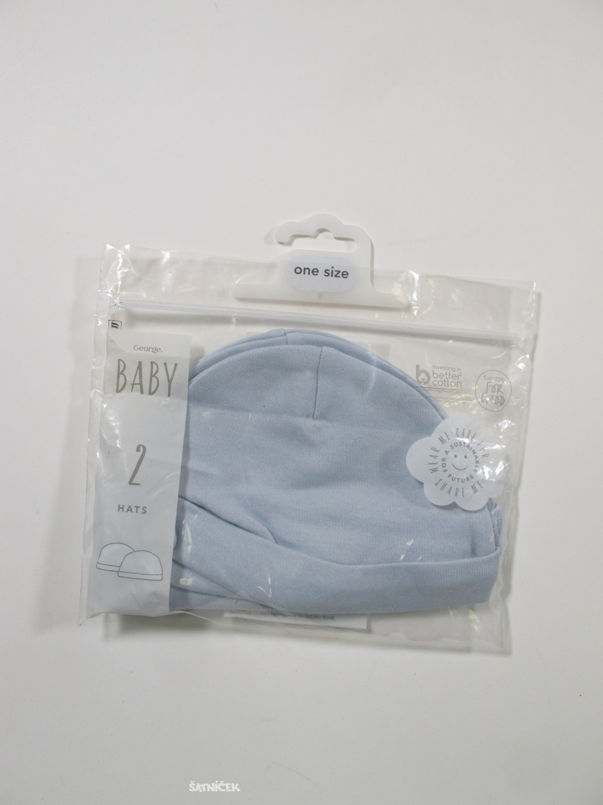 2x čepička sv modrá pro kluky outlet 