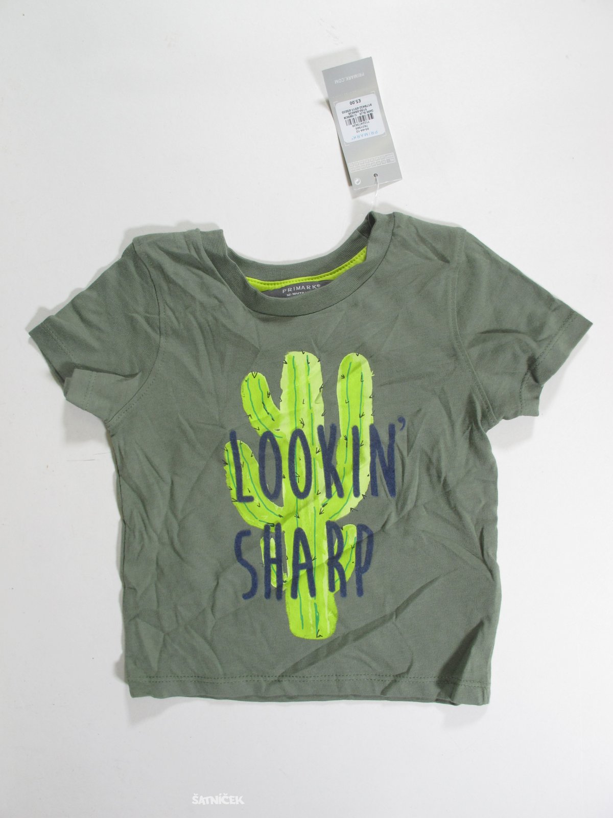 Triko pro kluky  zelená outlet 