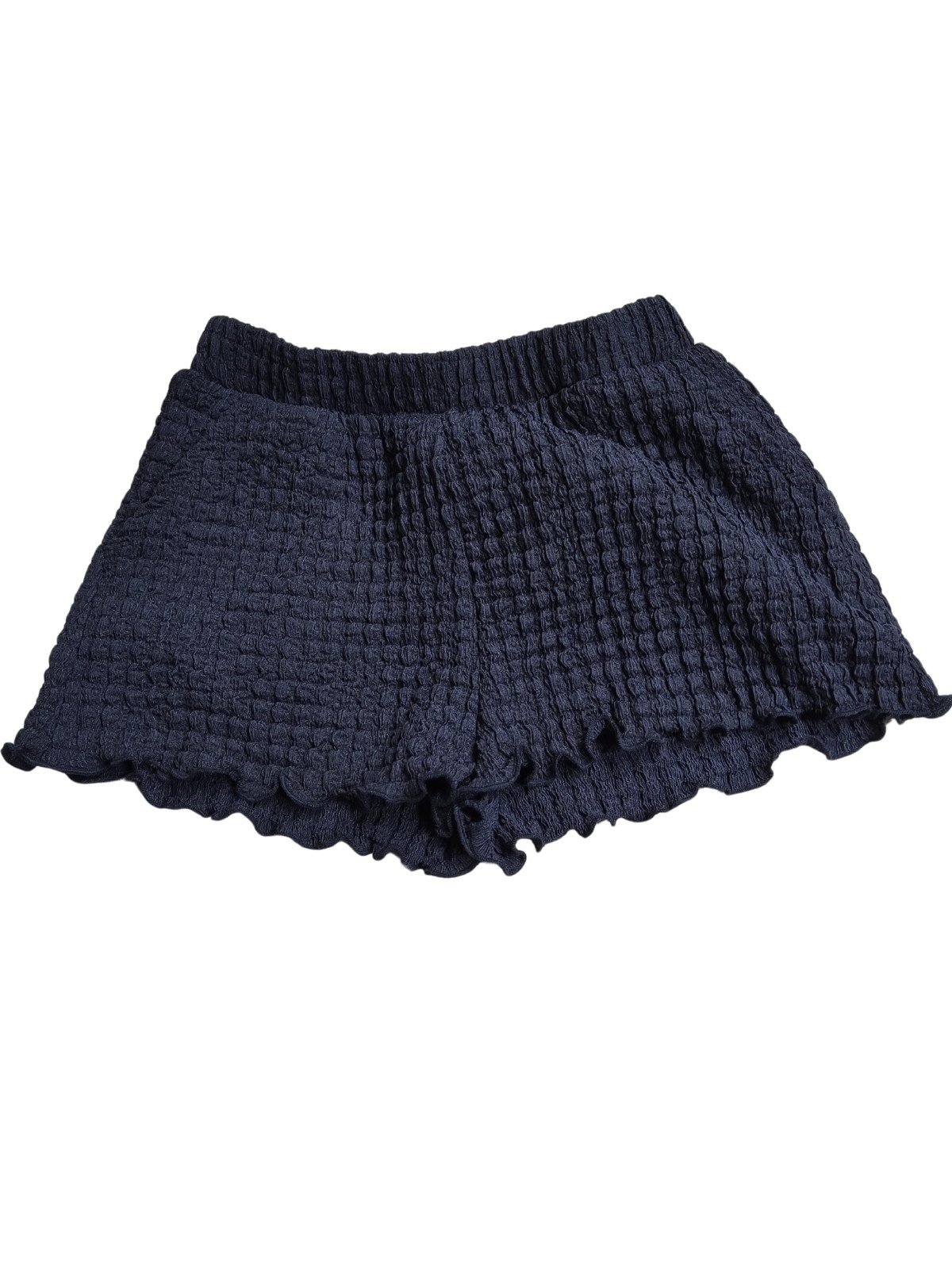 Tmavě modré vlněné kraťasy pro holky outlet TU