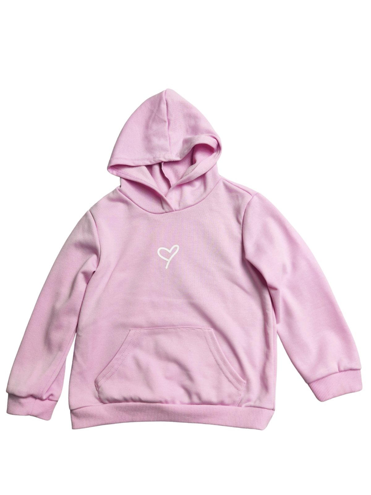 Růžová mikina s kapucí pro holky secondhand Shein