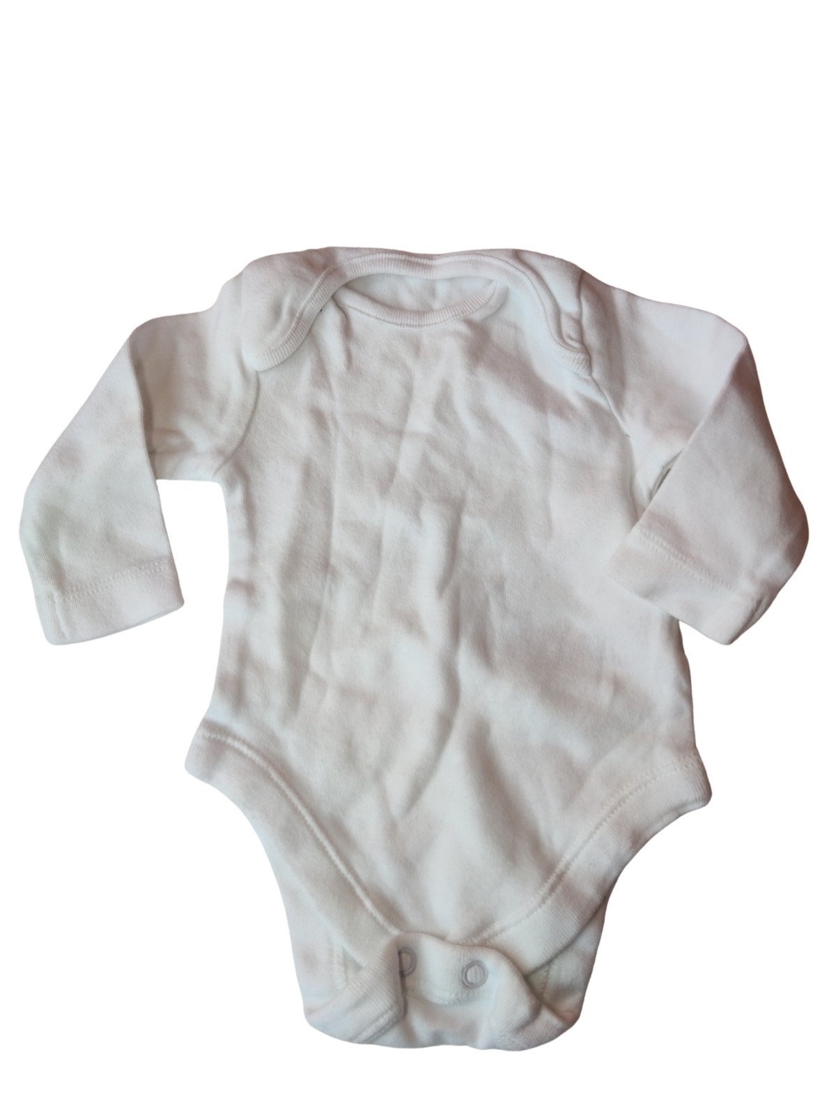 Bílé body s dlouhým rukávem secondhand F&F