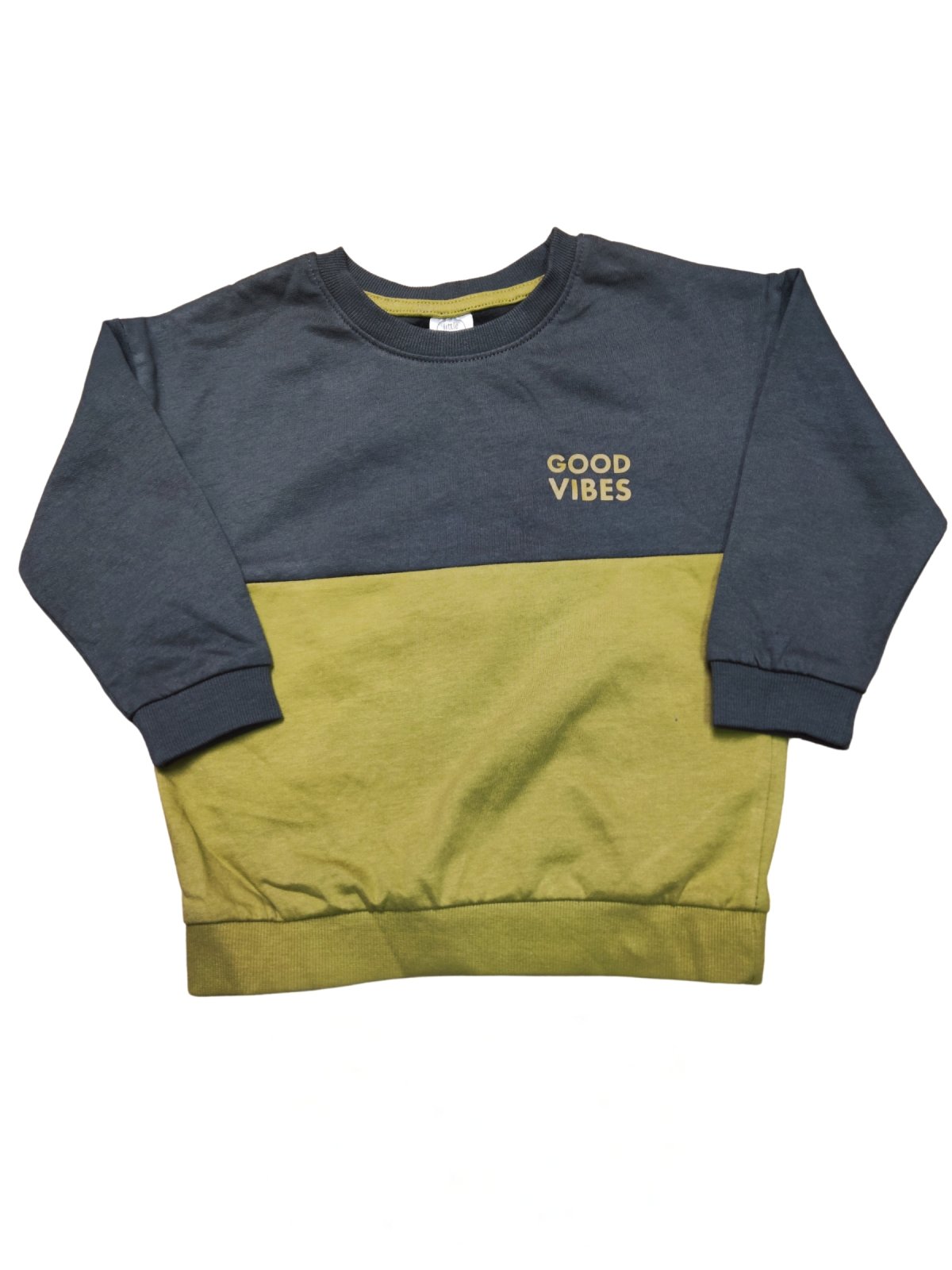 Dvoubarevná mikina s nápisem pro kluky outlet Pepco