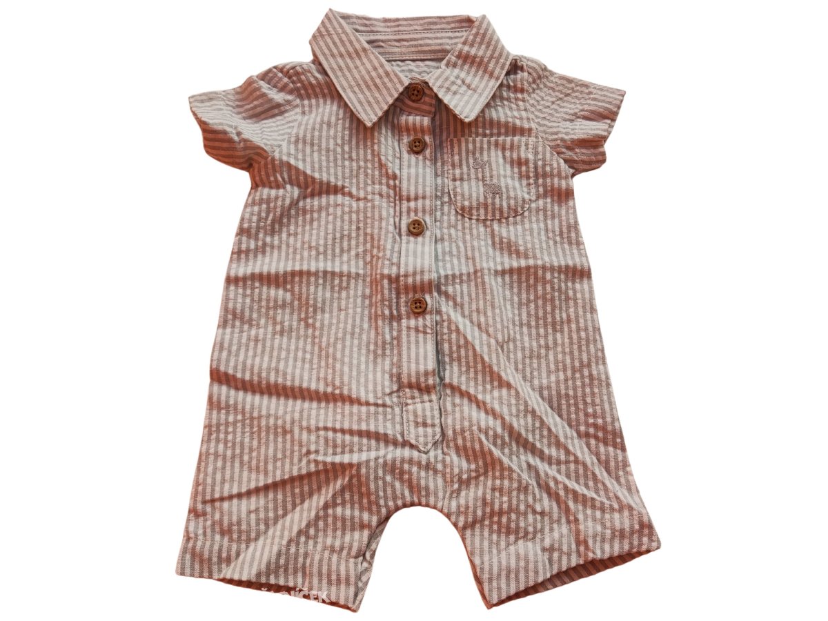 Proužkovaný overal s kapsičkou pro kluky secondhand Matalan