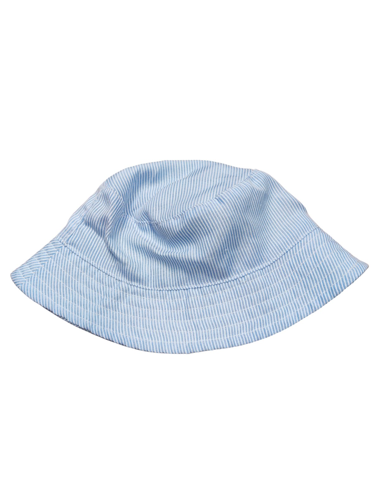 Modrý klobouk pruhovaný pro kluky secondhand Matalan
