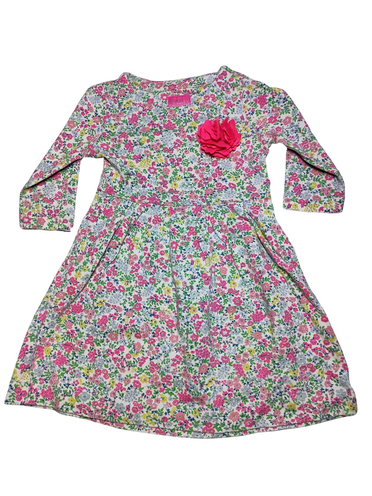 šaty s květinovým vzorem pro holky secondhand
