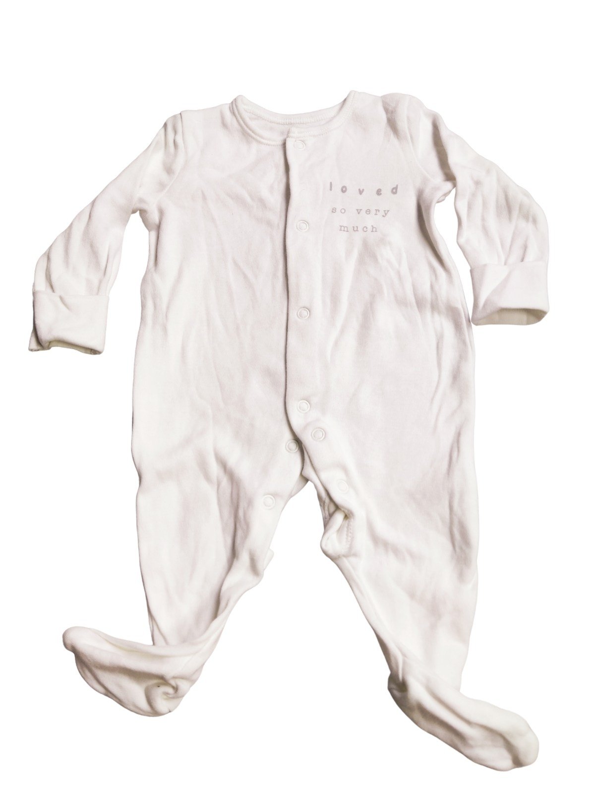 Bílé dupačky s nápisem pro holky secondhand George