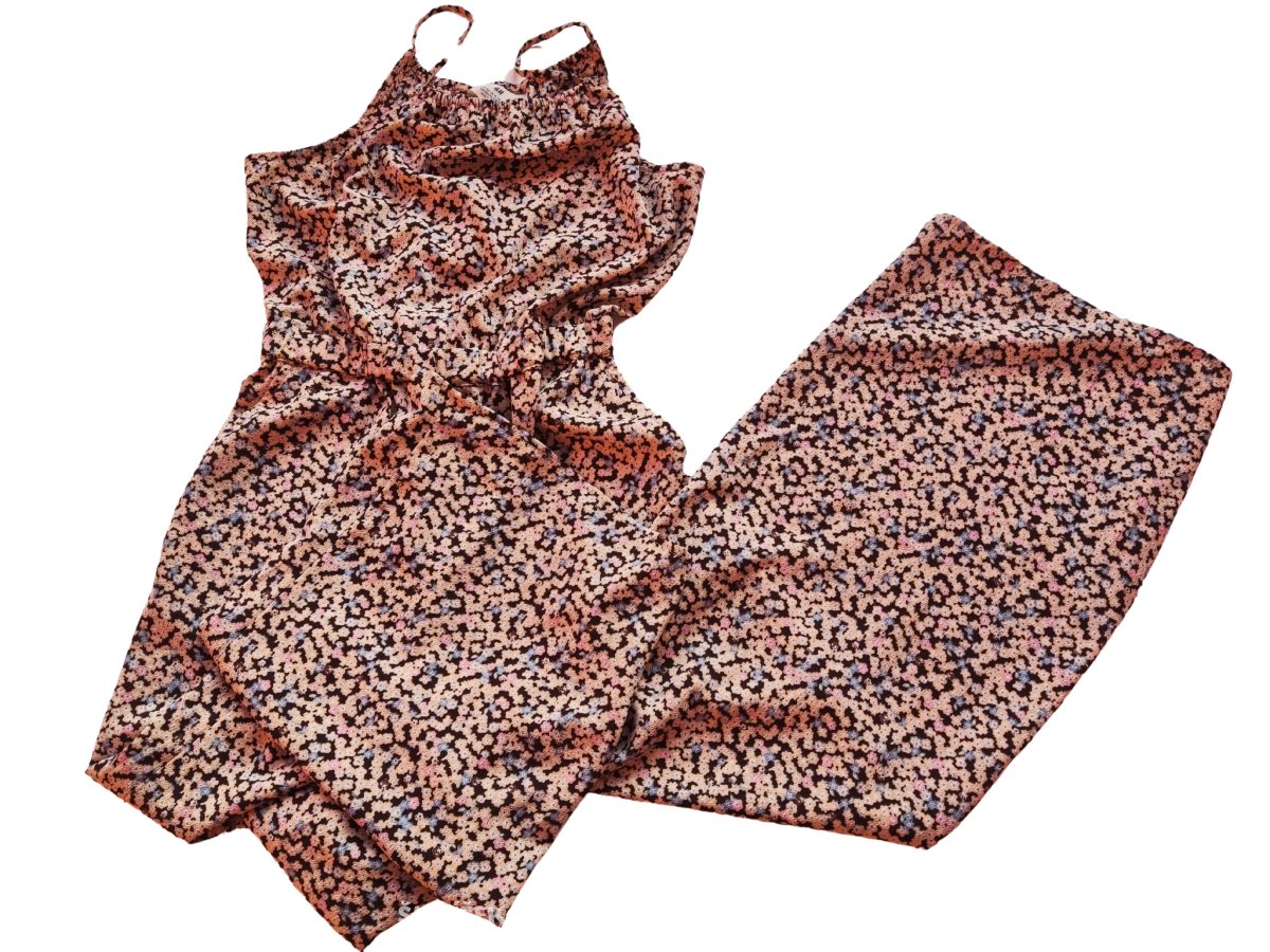 Overal se vzorem na ramínkách pro holky secondhand H&M