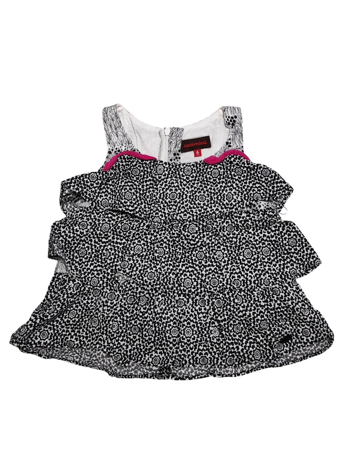 černobílé šatičky pro holčičky secondhand