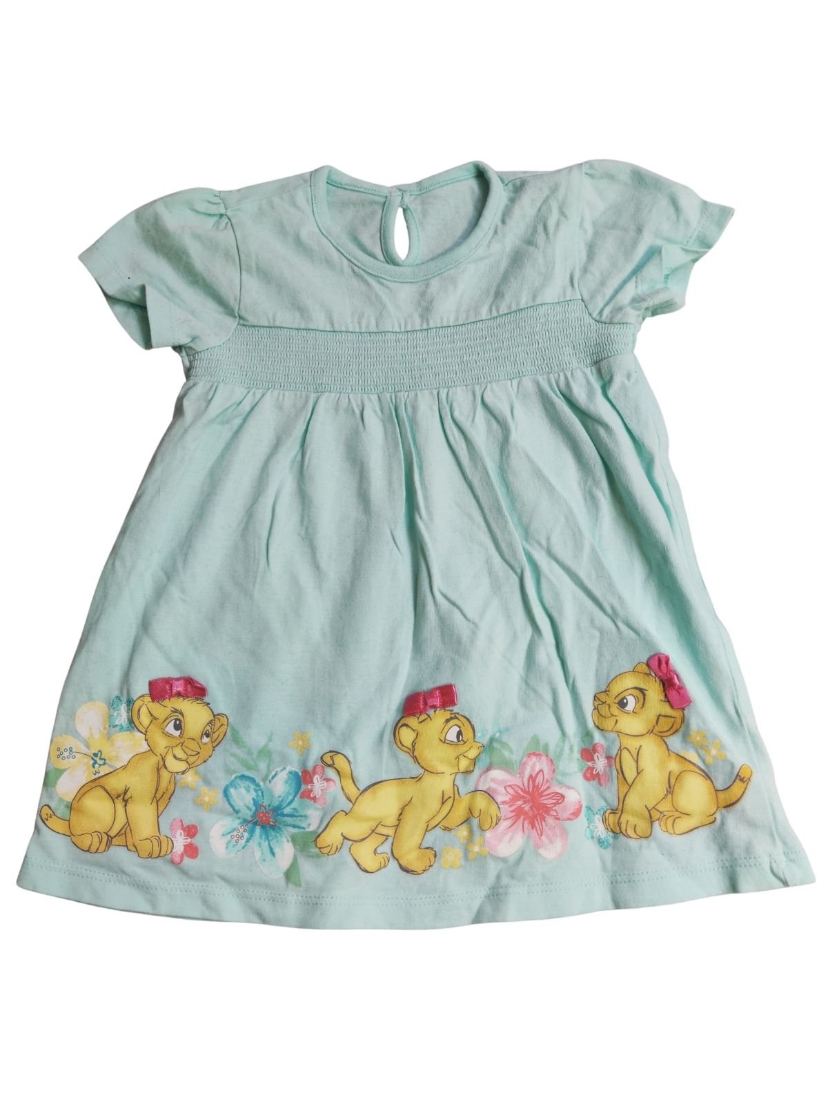 Tyrkysové šaty Lví král secondhand Disney