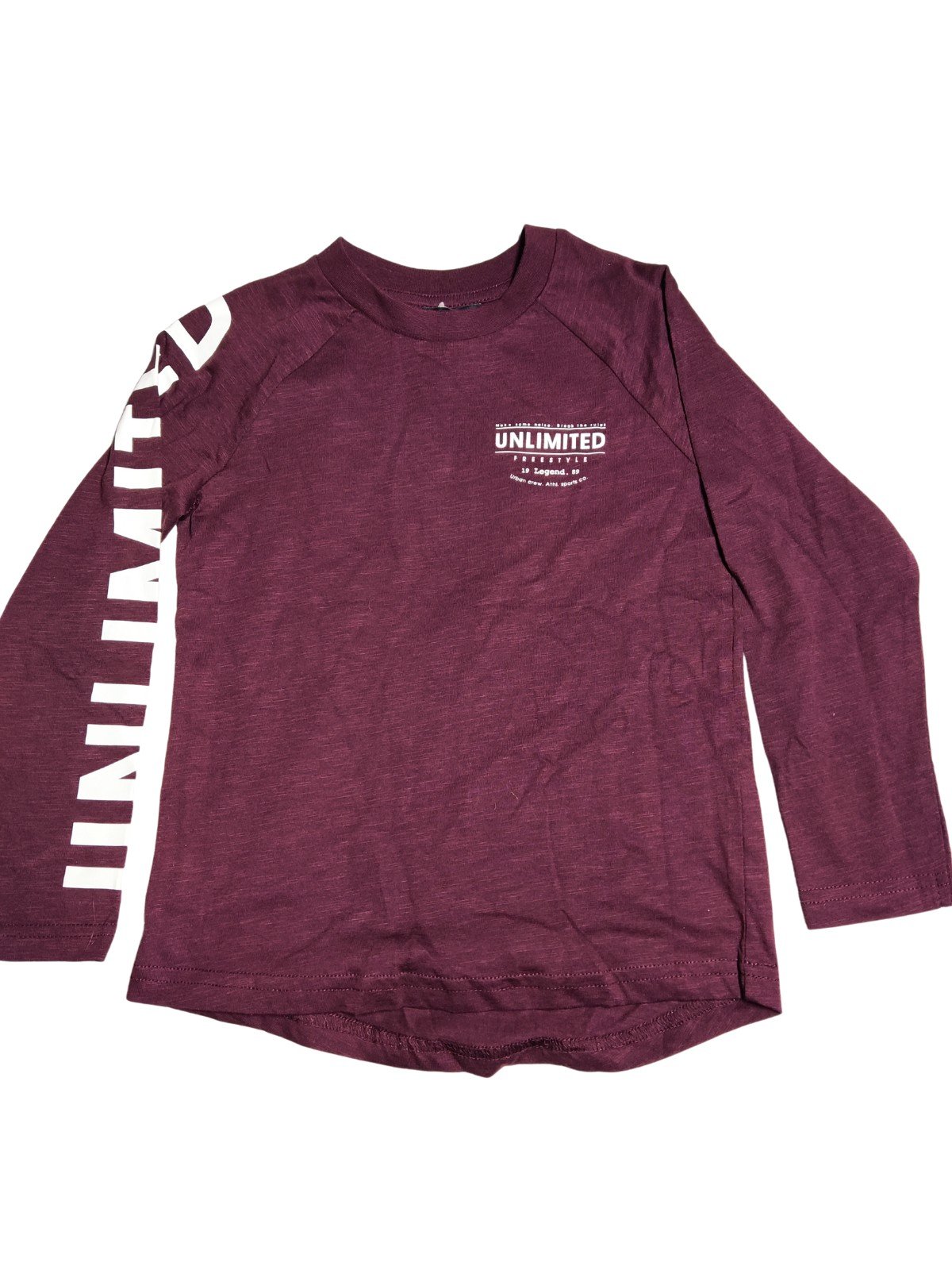 Vínové triko s dlouhým rukávem pro kluky George