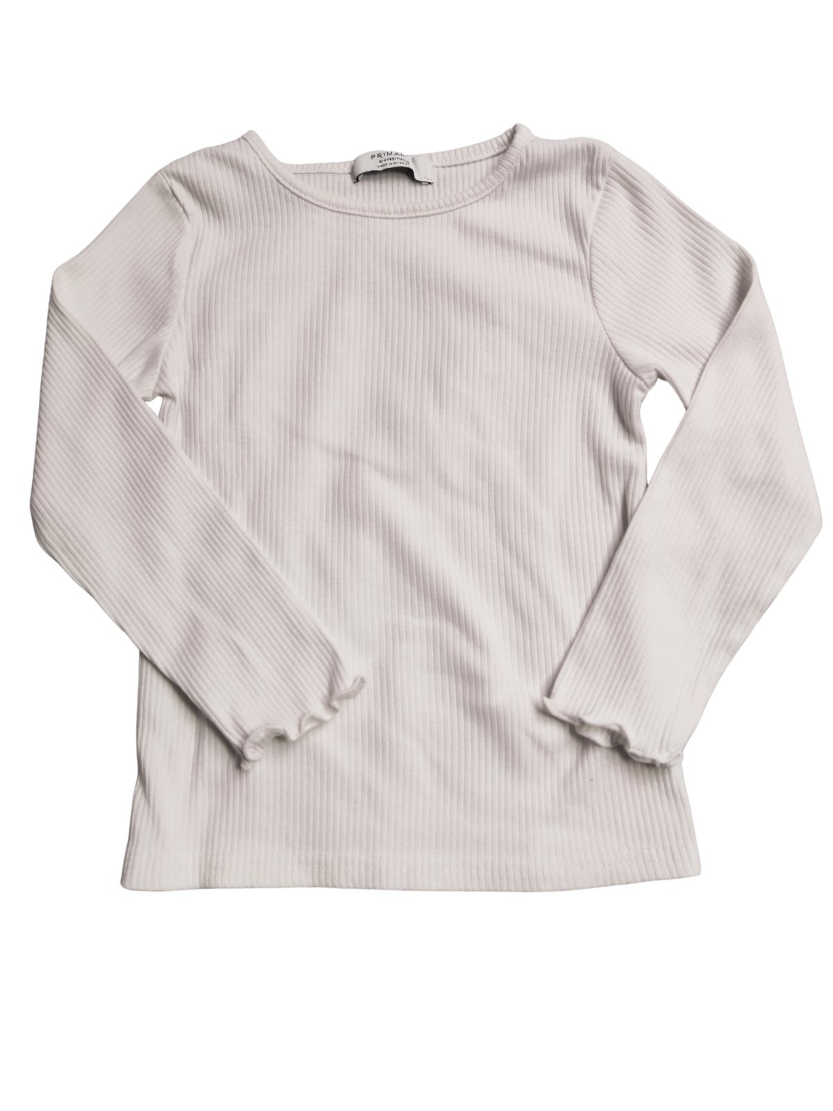 Bílé triko s dlouhým rukávem pro holky secondhand Primark