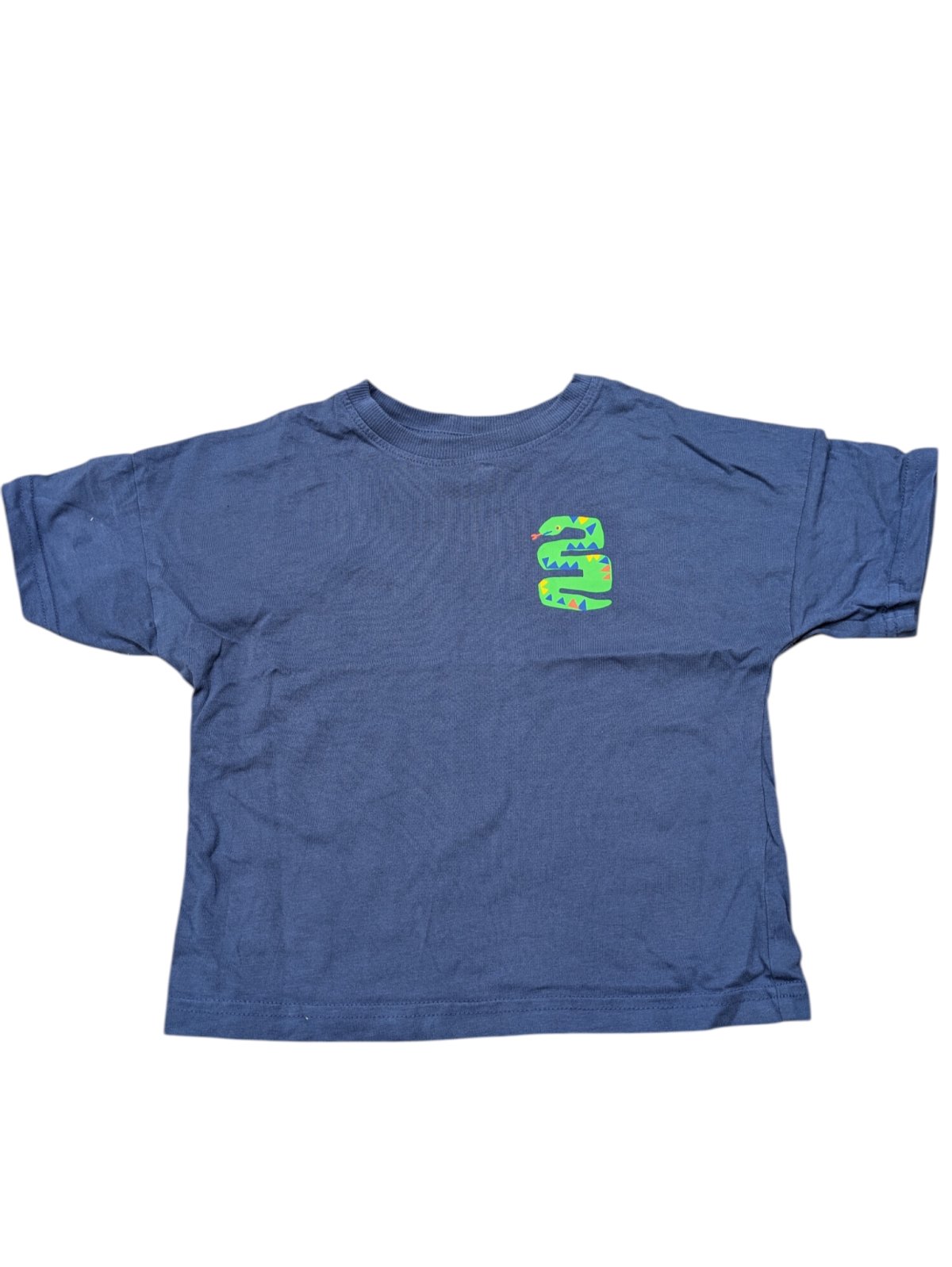 Tmavě modré triko pro kluky s hadem  secondhand George