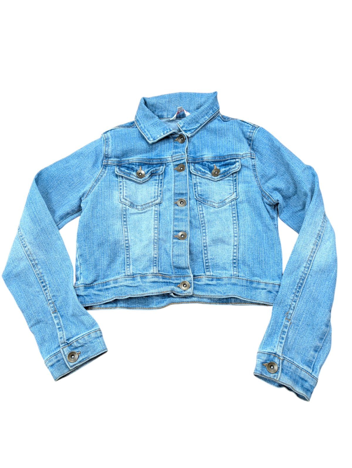 Světle modrá džínová bunda pro holky secondhand  secondhand Miss E-vie